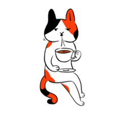 Huku cat sticker #12354351