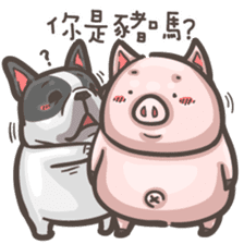 French Bulldog-PIGU III sticker #12354359