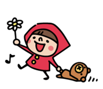 Do your best. Witch hood (Bear side) sticker #12354482