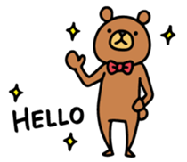 Do your best. Witch hood (Bear side) sticker #12354502