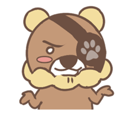 Pirate Bear sticker #12354523