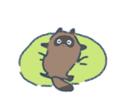 Tanuki&Kitune sticker #12354562