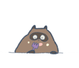 Tanuki&Kitune sticker #12354567