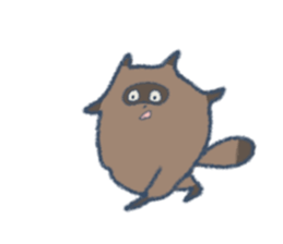 Tanuki&Kitune sticker #12354593