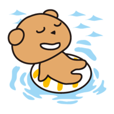 "KumaYu" of summer sticker #12354698