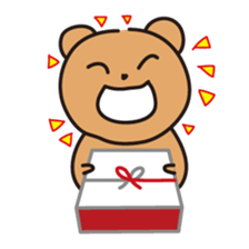 "KumaYu" of summer sticker #12354702