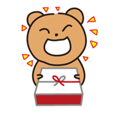 "KumaYu" of summer sticker #12354702