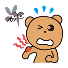 "KumaYu" of summer sticker #12354707