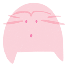 Upside Down Cat sticker #12354869