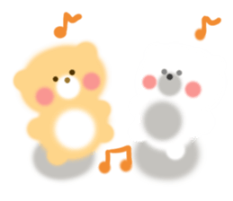 Fluffy Bear Daikichi and shoukichi sticker #12355222
