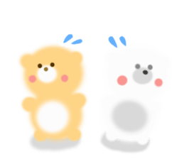 Fluffy Bear Daikichi and shoukichi sticker #12355226