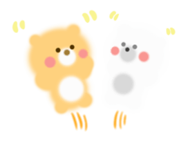Fluffy Bear Daikichi and shoukichi sticker #12355227