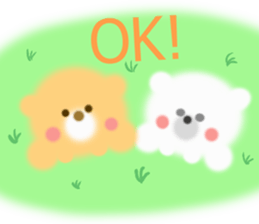Fluffy Bear Daikichi and shoukichi sticker #12355230