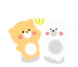 Fluffy Bear Daikichi and shoukichi sticker #12355231