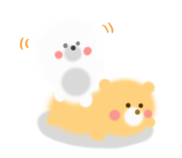 Fluffy Bear Daikichi and shoukichi sticker #12355232
