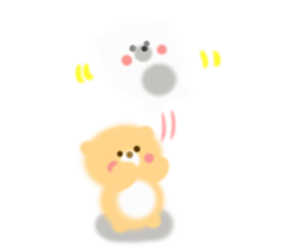 Fluffy Bear Daikichi and shoukichi sticker #12355245