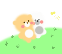 Fluffy Bear Daikichi and shoukichi sticker #12355248