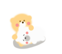 Fluffy Bear Daikichi and shoukichi sticker #12355249