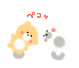 Fluffy Bear Daikichi and shoukichi sticker #12355251