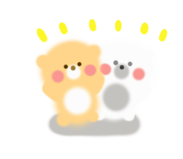 Fluffy Bear Daikichi and shoukichi sticker #12355252