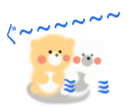 Fluffy Bear Daikichi and shoukichi sticker #12355256