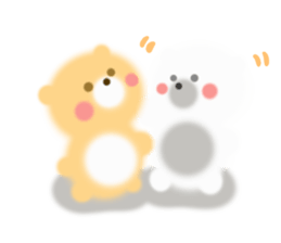 Fluffy Bear Daikichi and shoukichi sticker #12355260