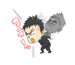 The salesman who fights sticker #12355324