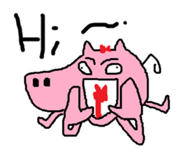 Fertilizer house with sow<fart child> sticker #12355383