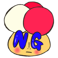 Mr. athletic meet mushroom sticker #12355470
