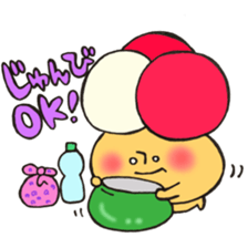 Mr. athletic meet mushroom sticker #12355473