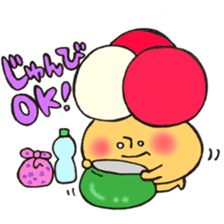 Mr. athletic meet mushroom sticker #12355473