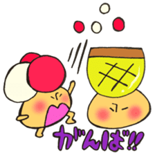 Mr. athletic meet mushroom sticker #12355475