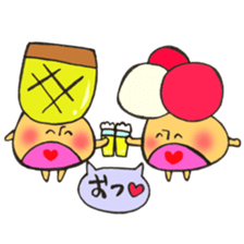 Mr. athletic meet mushroom sticker #12355477