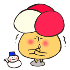 Mr. athletic meet mushroom sticker #12355478