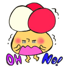 Mr. athletic meet mushroom sticker #12355488