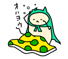 Sticker of cloak cat sticker #12355720