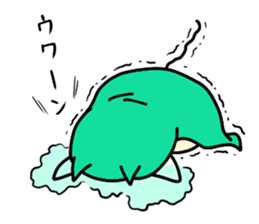 Sticker of cloak cat sticker #12355724