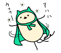 Sticker of cloak cat sticker #12355730