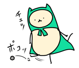 Sticker of cloak cat sticker #12355738