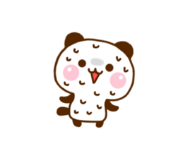 Panda Raccoon sticker #12355779