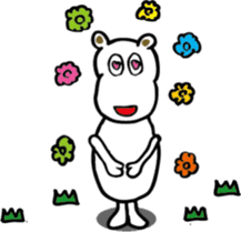 TA-NAMU of a hippopotamus sticker #12355910