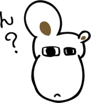 TA-NAMU of a hippopotamus sticker #12355912