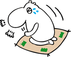 TA-NAMU of a hippopotamus sticker #12355916