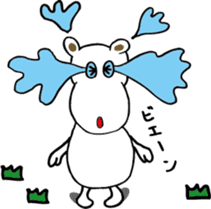 TA-NAMU of a hippopotamus sticker #12355918