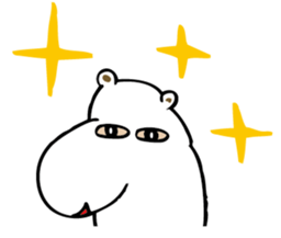 TA-NAMU of a hippopotamus sticker #12355920