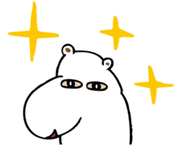 TA-NAMU of a hippopotamus sticker #12355920