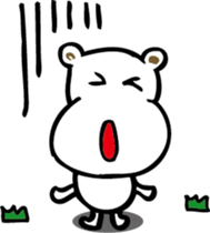 TA-NAMU of a hippopotamus sticker #12355923