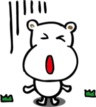 TA-NAMU of a hippopotamus sticker #12355923