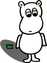 TA-NAMU of a hippopotamus sticker #12355931