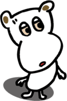 TA-NAMU of a hippopotamus sticker #12355932